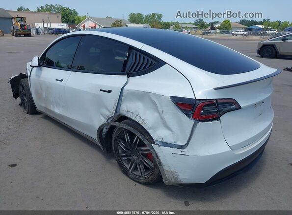 7SAYGDEF8PF702326 2023 TESLA MODEL Y White Հետևի ձախ