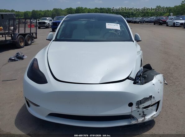 7SAYGDEF8PF702326 2023 TESLA MODEL Y White Սալոնի հետևի տեսք