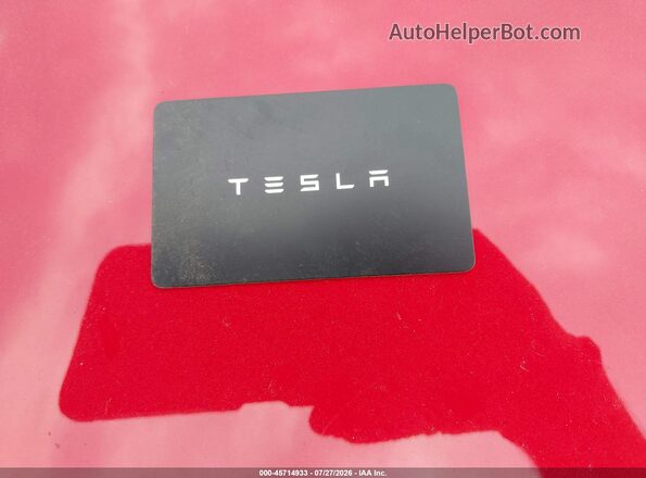 7SAYGDEF8PF848127 2023 TESLA MODEL Y Red უკანა ხედი