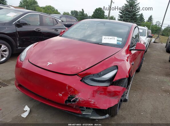 7SAYGDEF8PF848127 2023 TESLA MODEL Y Red წინა ხედი