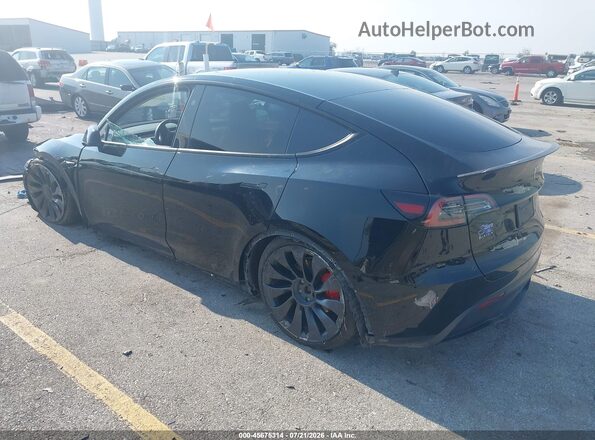7SAYGDEF8PF875814 2023 TESLA MODEL Y Black უკანა მარცხენა