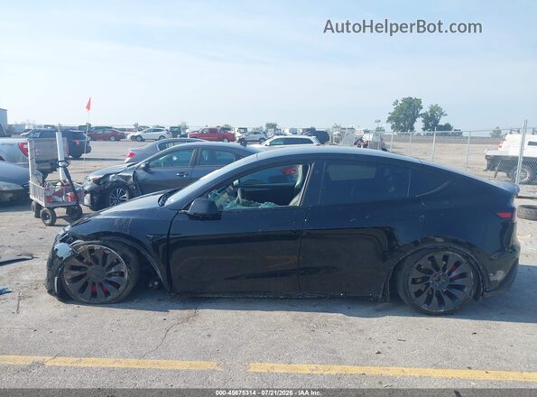 7SAYGDEF8PF875814 2023 TESLA MODEL Y Black უკანა სალონის ხედი