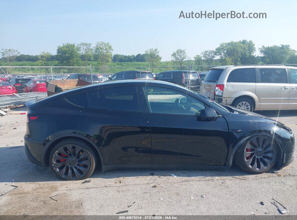 7SAYGDEF8PF875814 2023 TESLA MODEL Y Black ხელსაწყოთა პანელის ხედი