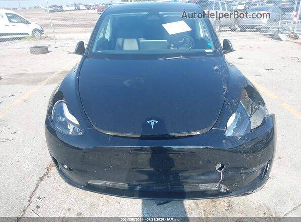 7SAYGDEF8PF875814 2023 TESLA MODEL Y Black წინა პანელის ხედი