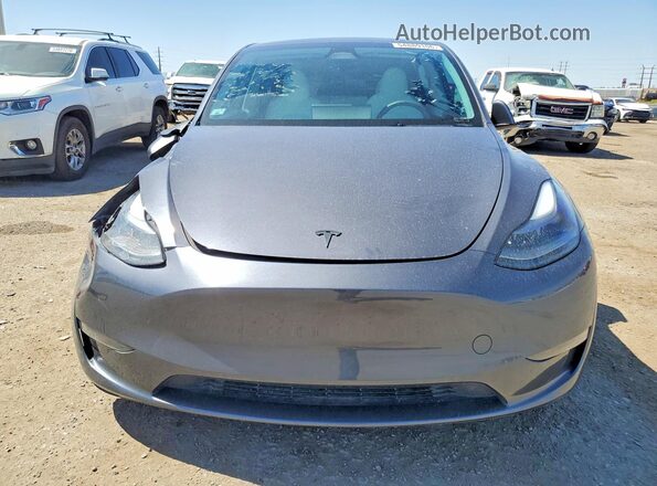 7SAYGDEF8PF948695 2023 TESLA MODEL Gray Vista frontal