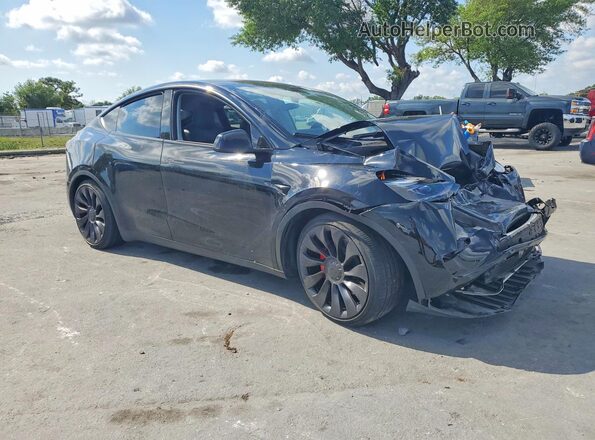 7SAYGDEF8SA348250 2025 TESLA MODEL Black Передня права чверть
