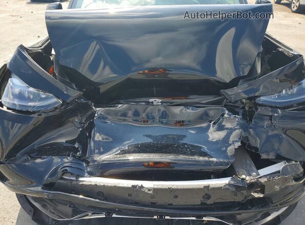 7SAYGDEF8SA348250 2025 TESLA MODEL Black Вид задньої частини салону