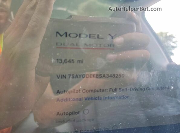 7SAYGDEF8SA348250 2025 TESLA MODEL Black Вид щитка приладів