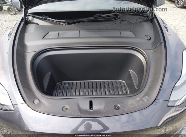 7SAYGDEF8SF265212 2025 TESLA MODEL Y Gray უკანა ხედი