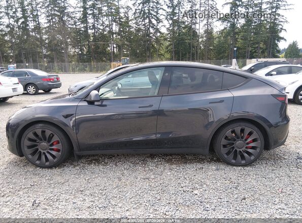 7SAYGDEF8SF265212 2025 TESLA MODEL Y Gray სალონის 360-გრადუსიანი ხედი