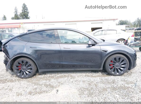 7SAYGDEF8SF265212 2025 TESLA MODEL Y Gray უკანა სალონის ხედი