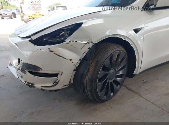 7SAYGDEF9NF380762 2022 TESLA MODEL Y White წინა ხედი