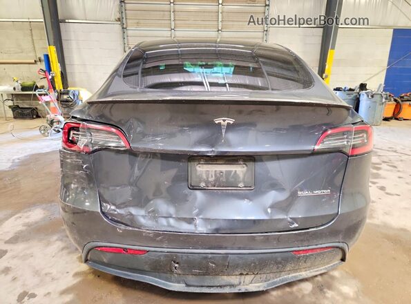 7SAYGDEF9NF397660 2022 TESLA MODEL Charcoal უკანა ხედი