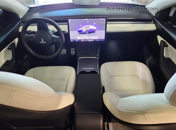 7SAYGDEF9NF397660 2022 TESLA MODEL Charcoal წინა პანელის ხედი