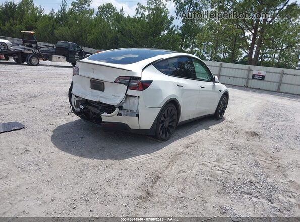 7SAYGDEF9NF414666 2022 TESLA MODEL Y White Tył prawy