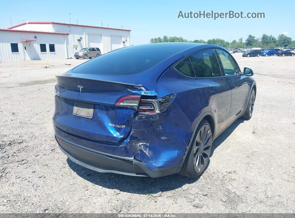 7SAYGDEF9PF645733 2023 TESLA MODEL Y Blue Widok z przodu