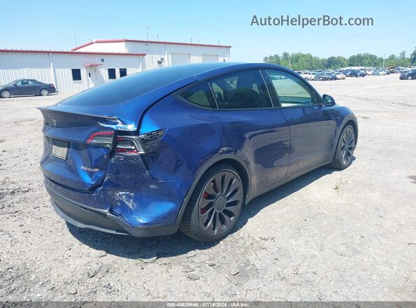 7SAYGDEF9PF645733 2023 TESLA MODEL Y Blue Tył prawy
