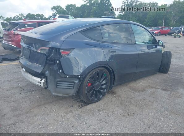 7SAYGDEF9PF840523 2023 TESLA MODEL Y Gray Trasero derecho