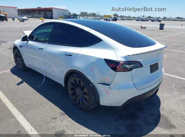 7SAYGDEF9RF081035 2024 TESLA MODEL Y Белый Задняя левая четверть
