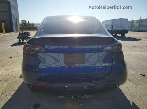 7SAYGDEF9RF154551 2024 TESLA MODEL Blue უკანა ხედი