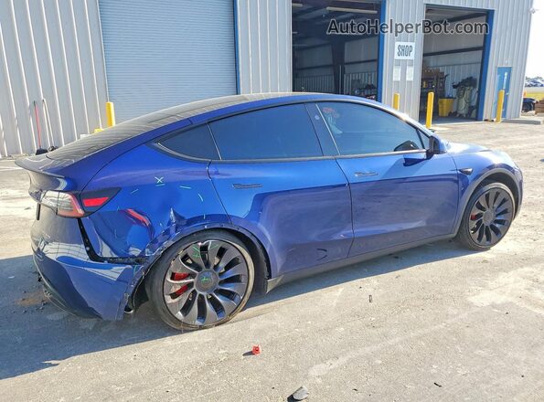 7SAYGDEF9RF154551 2024 TESLA MODEL Blue უკანა მარჯვენა