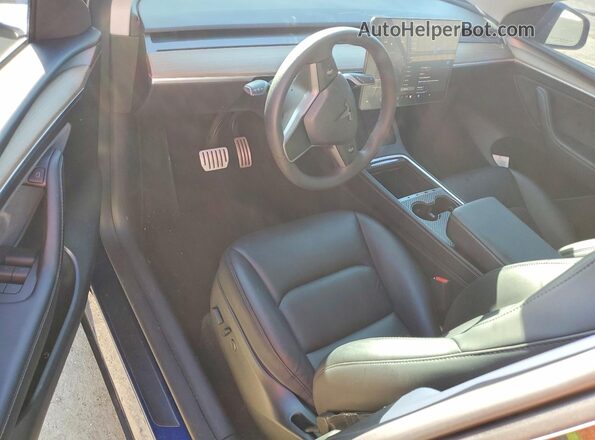 7SAYGDEF9RF154551 2024 TESLA MODEL Blue წინა პანელის ხედი