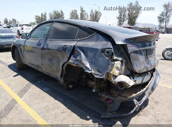 7SAYGDEFXNF405460 2022 TESLA MODEL Y Gray Rear left