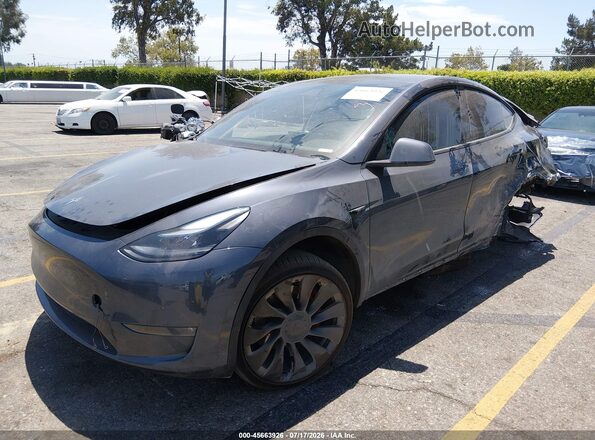 7SAYGDEFXNF405460 2022 TESLA MODEL Y Gray Front left