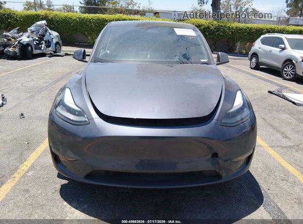 7SAYGDEFXNF405460 2022 TESLA MODEL Y Gray Instrument cluster view
