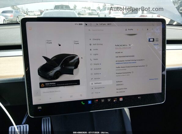 7SAYGDEFXNF405460 2022 TESLA MODEL Y Gray 