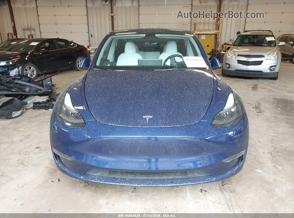 7SAYGDEFXNF414949 2022 TESLA MODEL Y Blue Vista del salpicadero