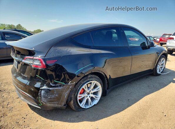 7SAYGDEFXNF460068 2022 TESLA MODEL Черный Задняя правая четверть