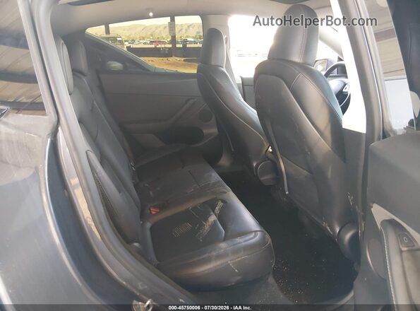 7SAYGDEFXPF916587 2023 TESLA MODEL Y Gray Вид наклейки з VIN-кодом