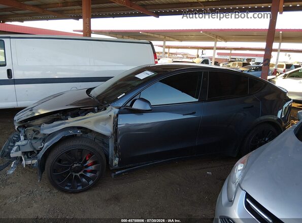 7SAYGDEFXPF916587 2023 TESLA MODEL Y Gray Панорамний вид салону 360°