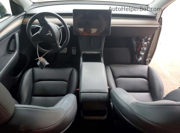 7SAYGDEFXRF022544 2024 TESLA MODEL Черный Вид панели приборов