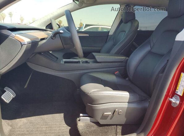 7SAYGDEFXRF058802 2024 TESLA MODEL Burgundy Սալոնի դիմացի տեսք