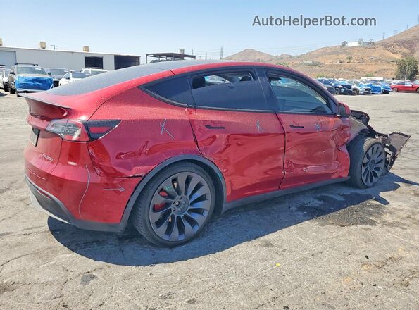 7SAYGDEFXRF058802 2024 TESLA MODEL Burgundy Հետևի աջ