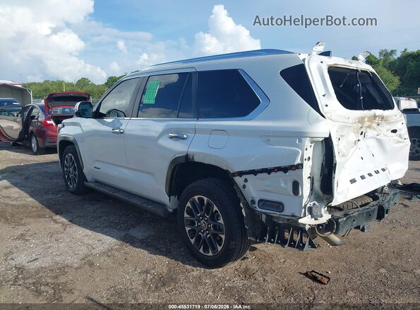 7SVAAABA0RX032213 2024 TOYOTA SEQUOIA White Trasero izquierdo