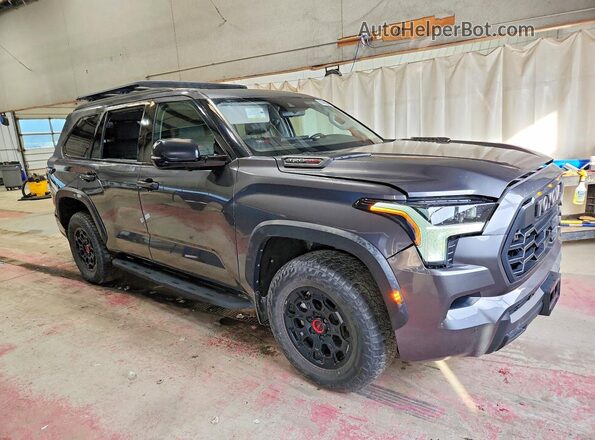 7SVAAABA1PX015207 2023 TOYOTA SEQUOIA Gray წინა მარჯვენა