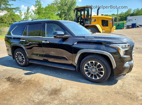 7SVAAABA1RX025707 2024 TOYOTA SEQUOIA Black Передня права чверть