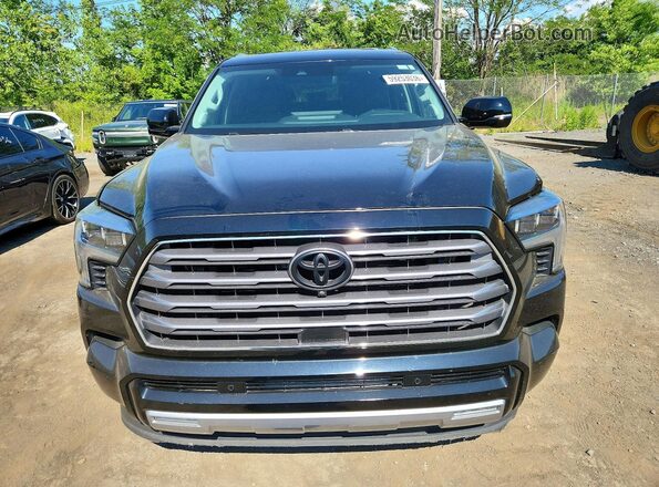 7SVAAABA1RX025707 2024 TOYOTA SEQUOIA Black Вид спереду