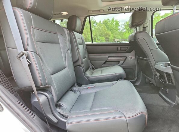 7SVAAABA2PX016639 2023 TOYOTA SEQUOIA White Rear interior view