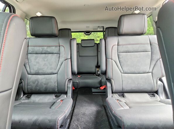 7SVAAABA2PX016639 2023 TOYOTA SEQUOIA White Rear seats view