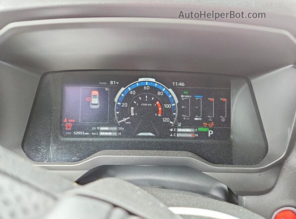 7SVAAABA2PX016639 2023 TOYOTA SEQUOIA White Instrument cluster view