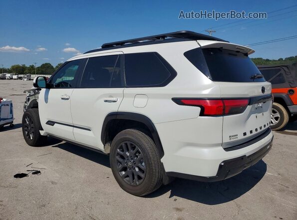 7SVAAABA2SX054722 2025 TOYOTA SEQUOIA White Trasero izquierdo