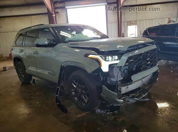 7SVAAABA3TX090291 2026 TOYOTA SEQUOIA Серый Передняя правая четверть