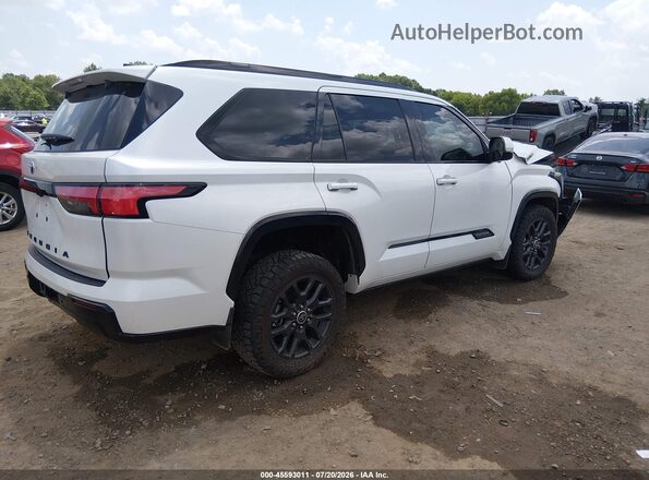 7SVAAABA4PX018280 2023 TOYOTA SEQUOIA Белый Задняя правая четверть