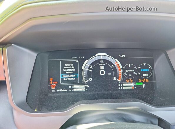 7SVAAABA6RX044043 2024 TOYOTA SEQUOIA Gray ხელსაწყოთა პანელის ხედი