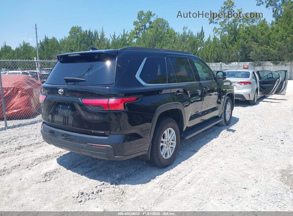 7SVAAABA6SX058823 2025 TOYOTA SEQUOIA Black Trasero derecho