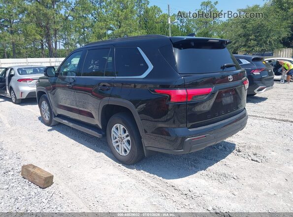 7SVAAABA6SX058823 2025 TOYOTA SEQUOIA Black Trasero izquierdo